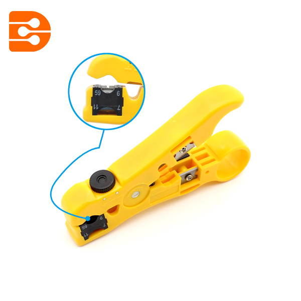 RG59 RG6 RG7 And RG11 Coaxial Cable Stripper