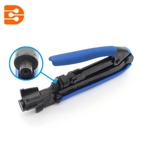 Crimping Tool For RG59 RG6 RG11 F Connector Compression
