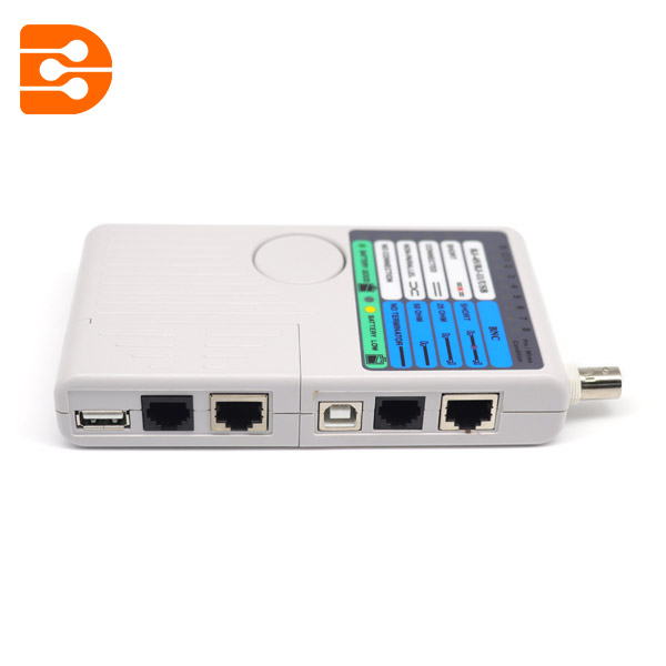 4-in-1 Remote RJ11 RJ45 USB BNC Cable Tester
