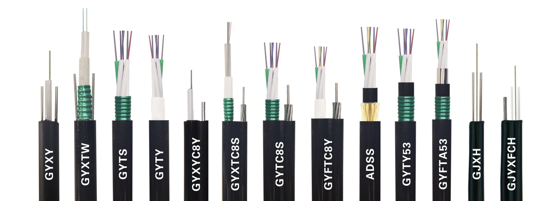 GYFTY33 Water-proof 8 Cores Single Mode G652D Fiber Optic Cable