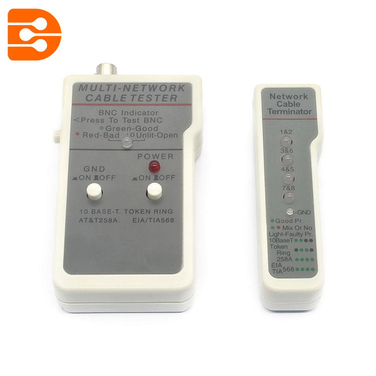 RJ45 and BNC Basic Network Cable Tester