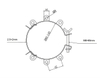 DW-AH15 Adjustable FTTH Cable Drop Clamp