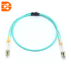 Duplex LC/PC to LC/PC OM3 MM Fiber Optic Patch Cord