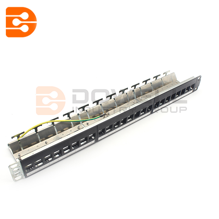 Patch Panel CAT6 Shielded 24 Port Punch Down