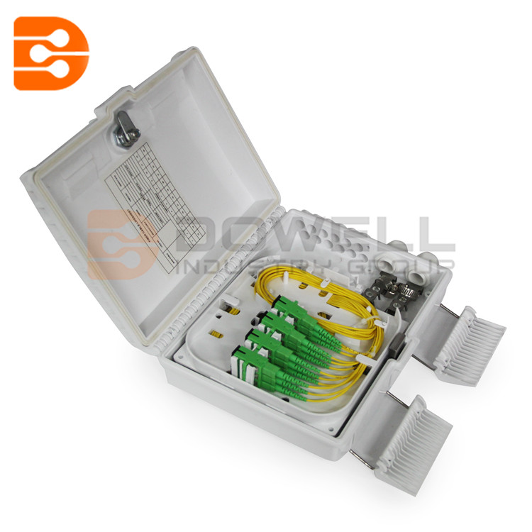 DW-1213 FTTH 12 Core Optical Fiber Patch Panel (PC+ABS) Fiber Optical Distribution Box