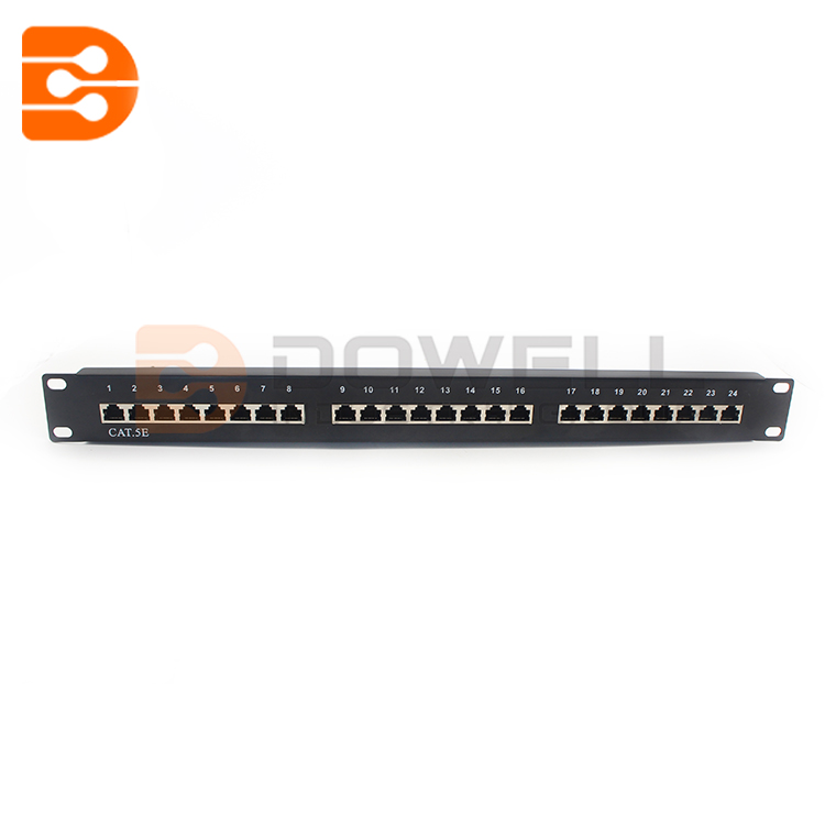 24 Port Cat6 FTP Shielded CCS 20/20 Right Angled Patch Panel