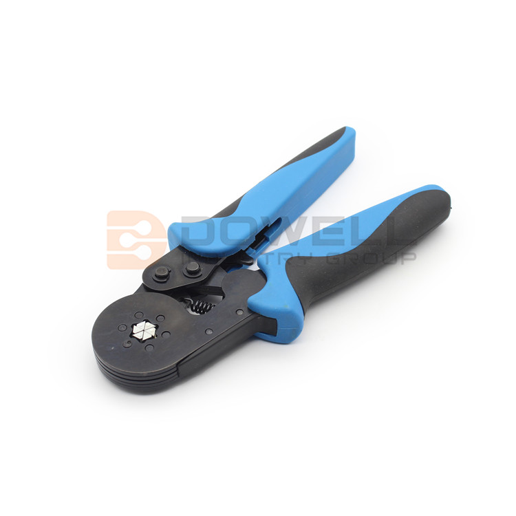 DW-8052 Insulated Pin Terminal Crimping Tool With Six Serrated Crimp Surfaces