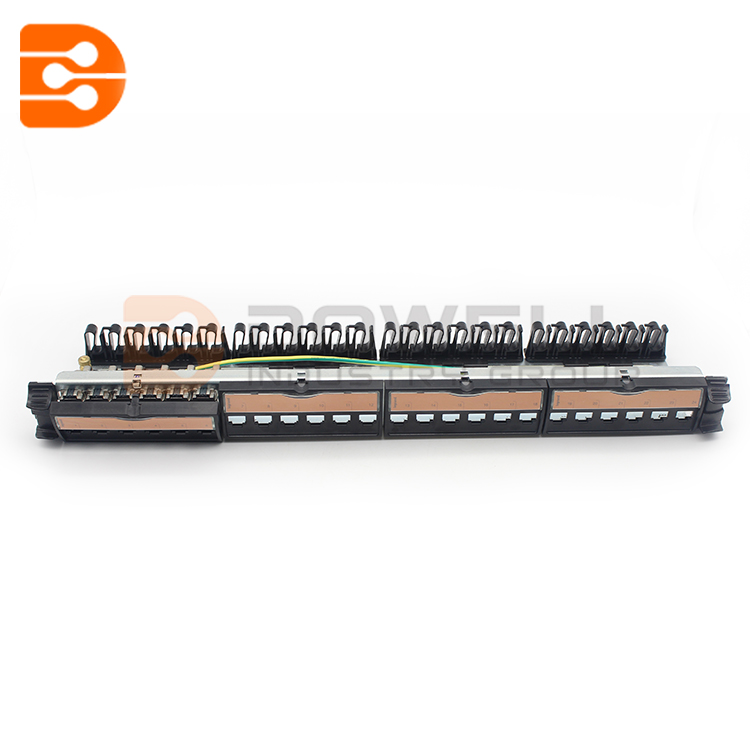 Cabling system LCS category 6A patch panels, blocks of connectors