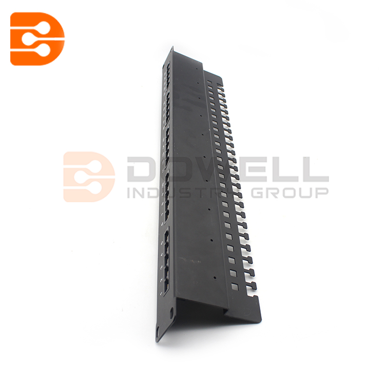 25 Port Black Excel 3 Pair VoIce RJ45 Patch Panel