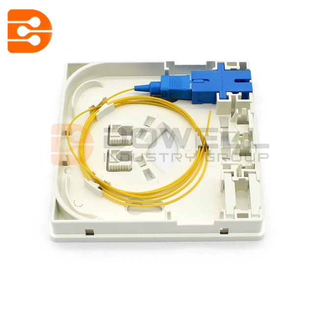 DW-1082 FTTH Fiber Optic Socket Panel 1-2 Port