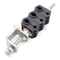 DW-1071 High Strength 3 Ways Stainless Steel Feeder Clamp Two Hole Type