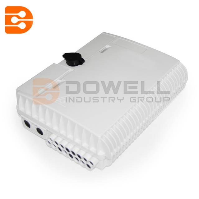 DW-1214 Wall Mount Outdoor Fiber Termination Box , 16 Fiber Optical Fiber Distribution Box