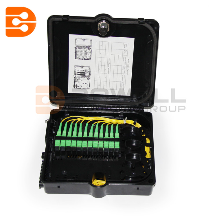 DW-1210 12 Core Outdoor FTTH Wall/Pole Mounted Fiber Optic Junction/Distribution Box