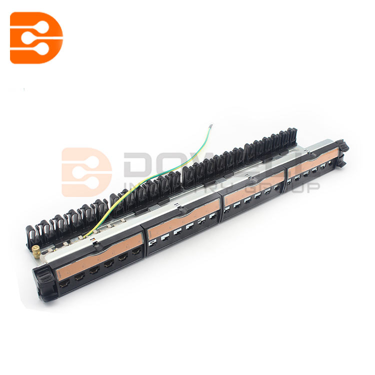 Cabling system LCS category 6A patch panels, blocks of connectors
